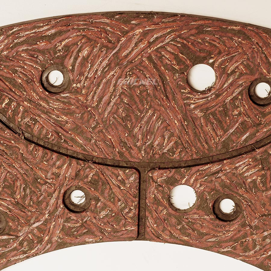 Fricwel Auto Parts Clutch Plate Lining Manufacturer Used in Trucks Friction Material E-MARK Certificate