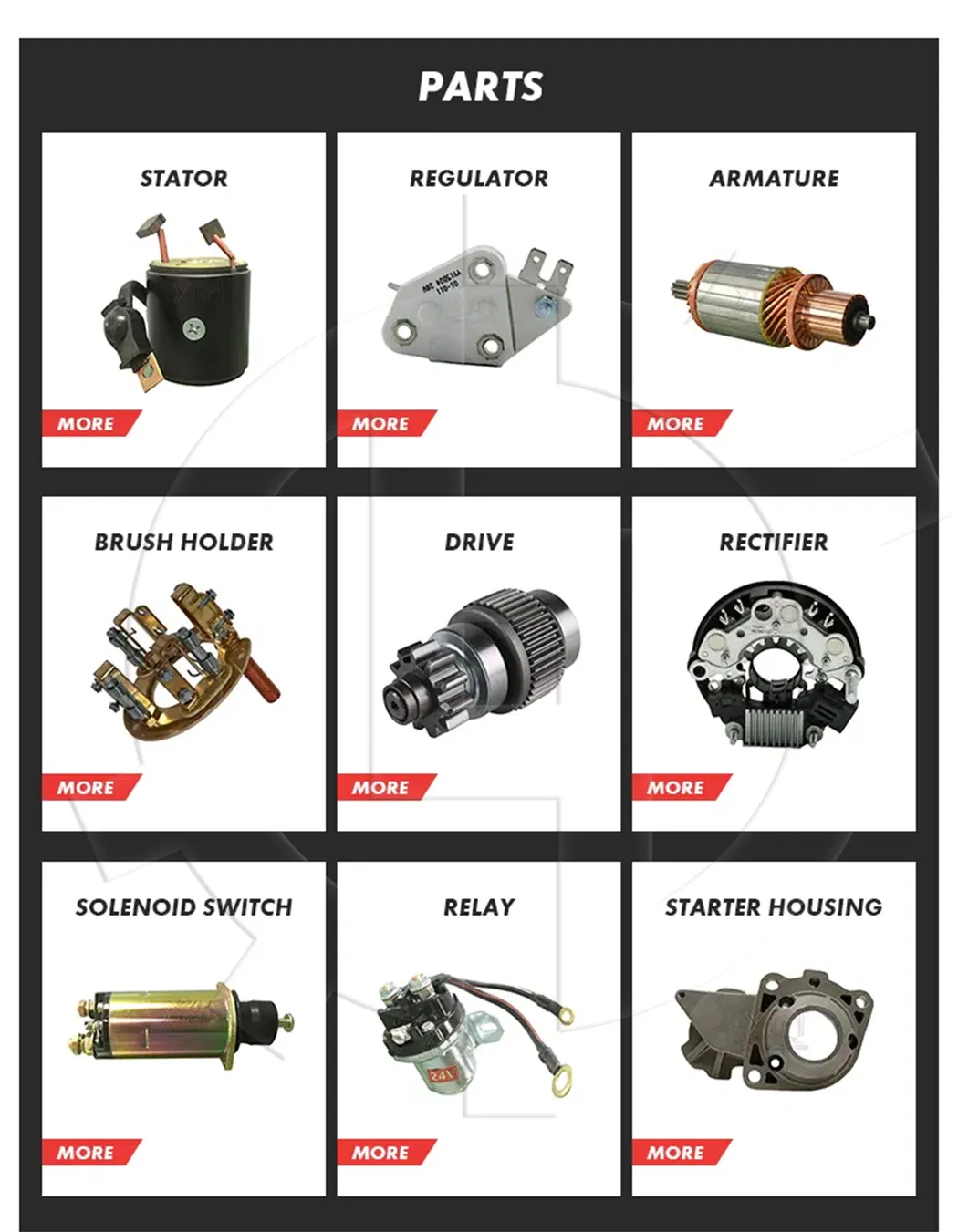 Spare Parts Range