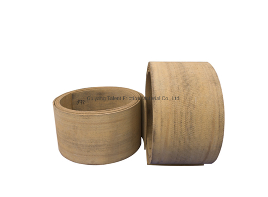 Yellow Color Resin Based with Copper Wire Woven Brake Lining Roll for Crane, Hoist, Deck Machinery