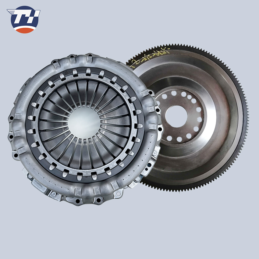 Custom Sizes 1005120-M50 13450e0460-E13c 1005120-73D-0000 Auto Engine Spare Parts Car Dual Clutch Flywheel for Mercedes-Benz Volvo Hino Scania