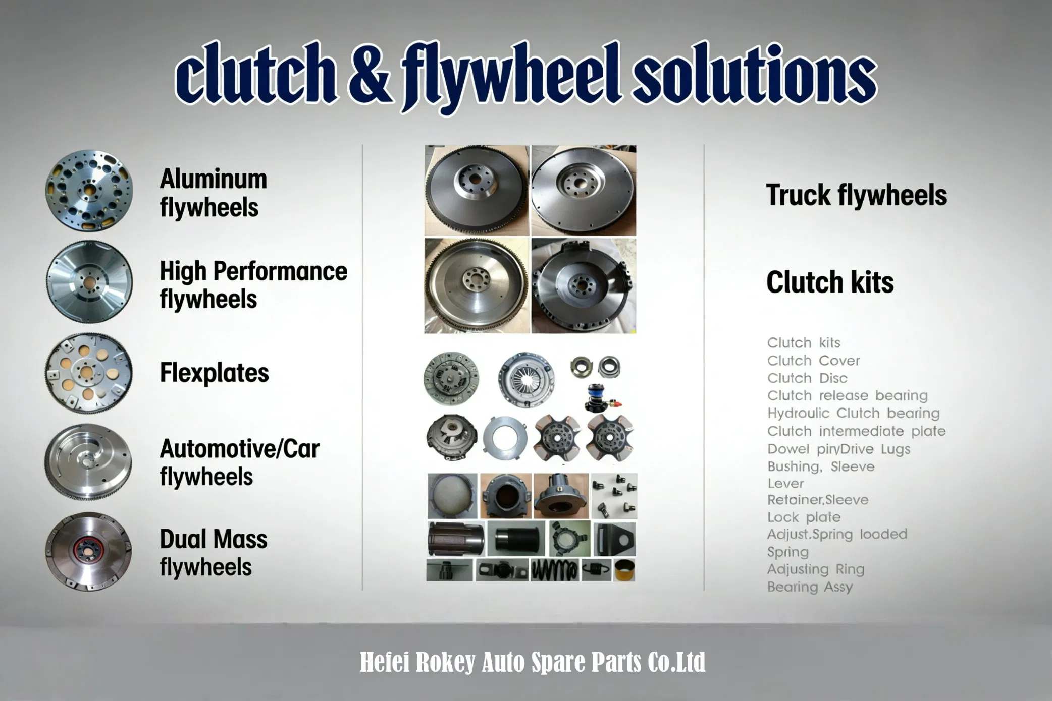 Rokey Factory Engine Parts Flywheel 8 Holes for Hino W04D