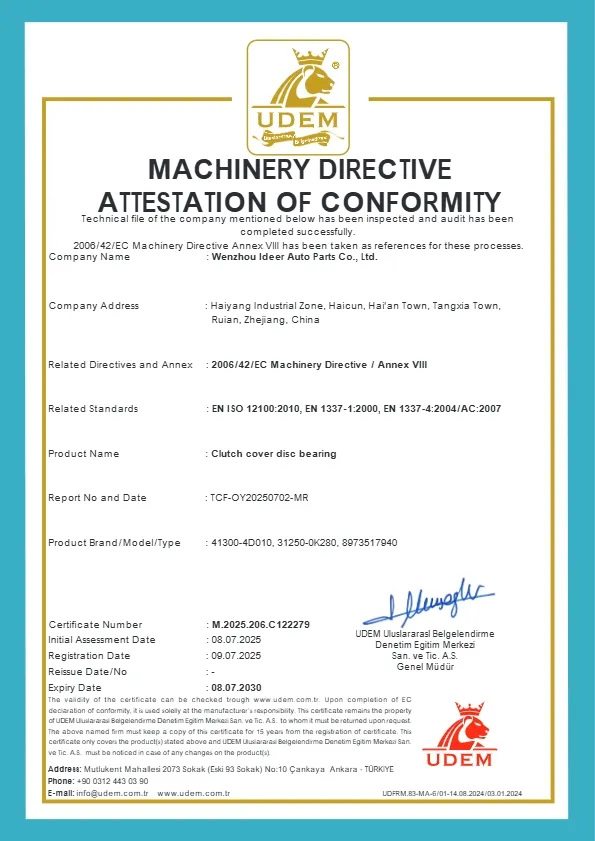 CE Certificate Brake