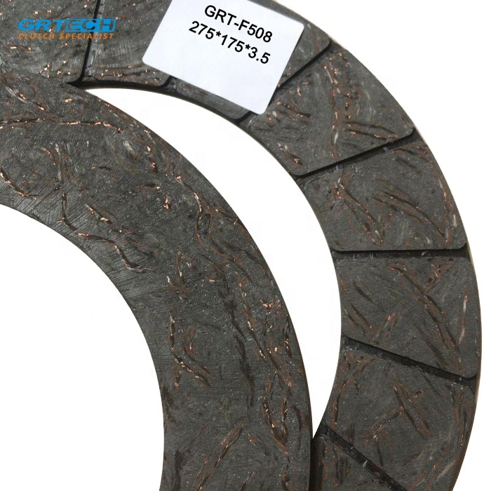 Grt-508 Clutch Facing Assembly Copper Friction Lining for Truck
