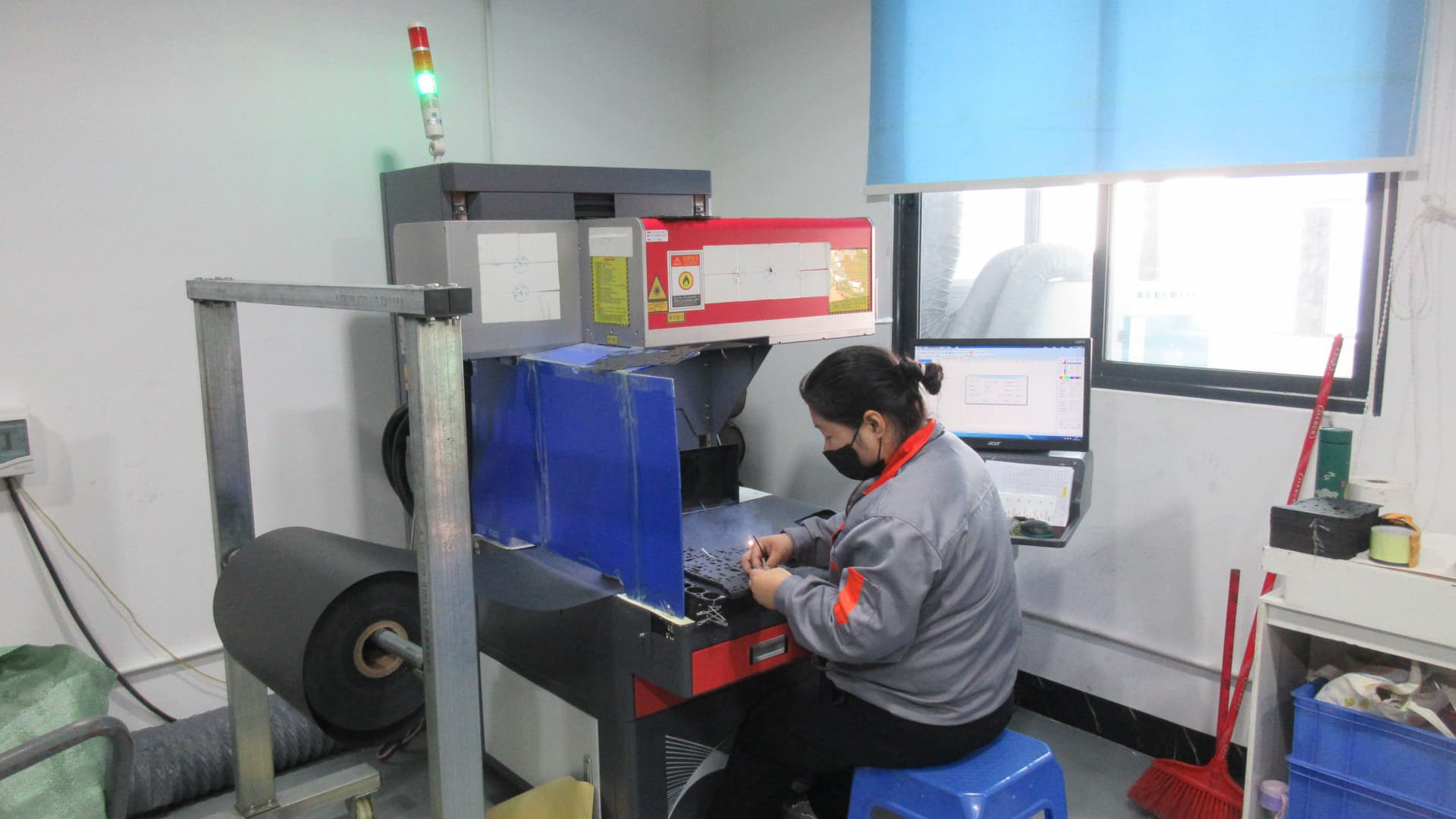 CNC precision cutting workshop at TVC Auto factory