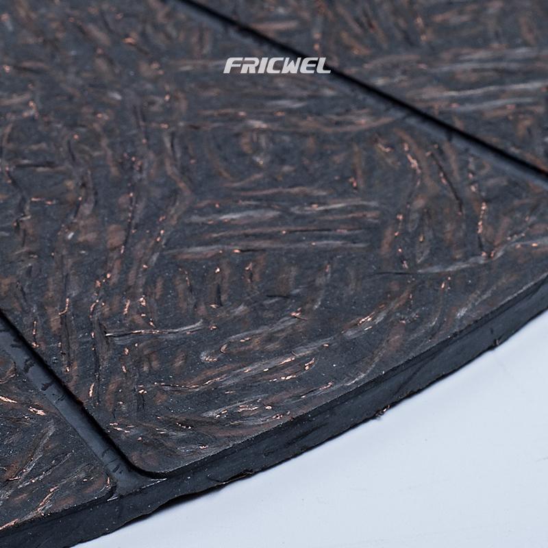 Fricwel Auto Parts Friction Facing Lining Manufacturers for Truck Clutch Disc Factory Price Ts16949