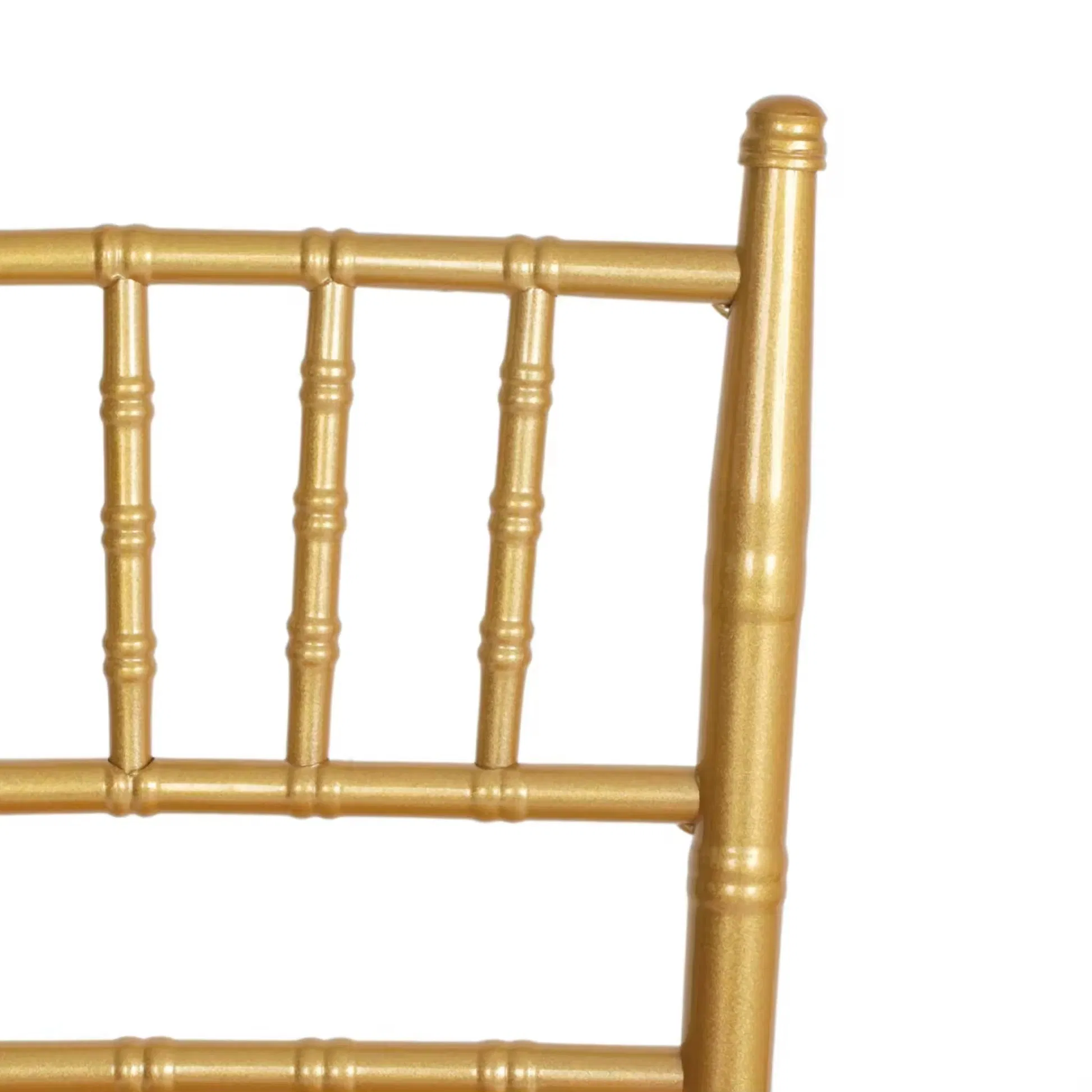 Wholesale Chiavari Chair for Apartment Durable Metal Steel in Gold for Wedding Hotel Hall Celebration Party Villa Park