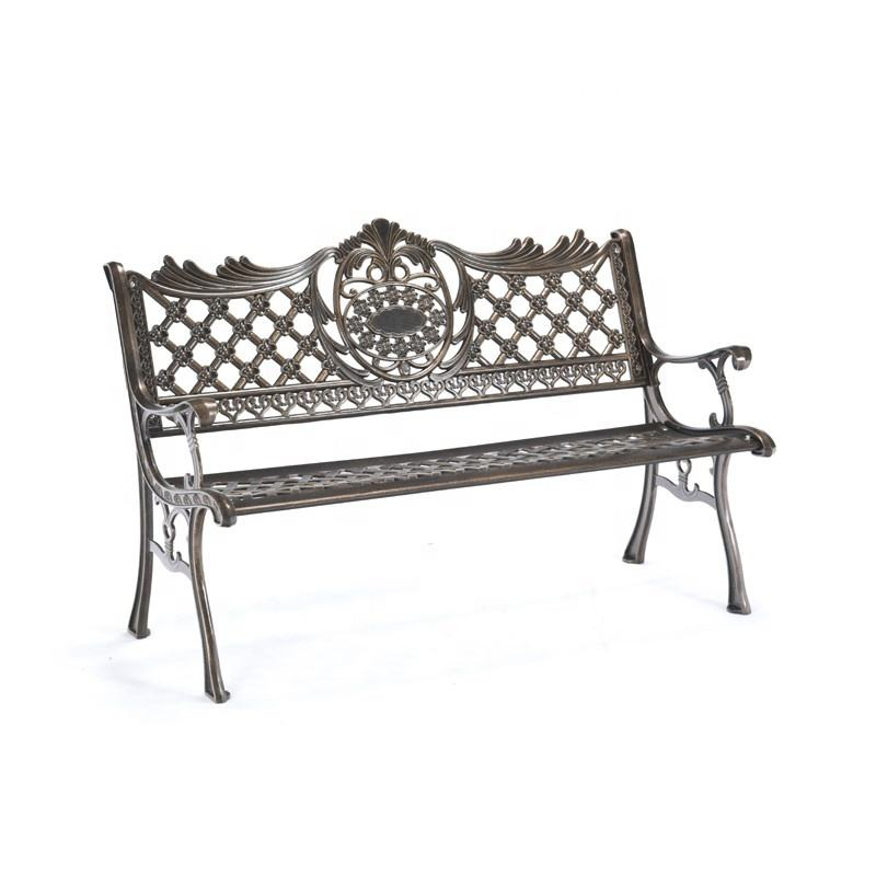 All-Weather Outdoor Aluminum Cast Patio Benches Chair Garden Sets Furniture