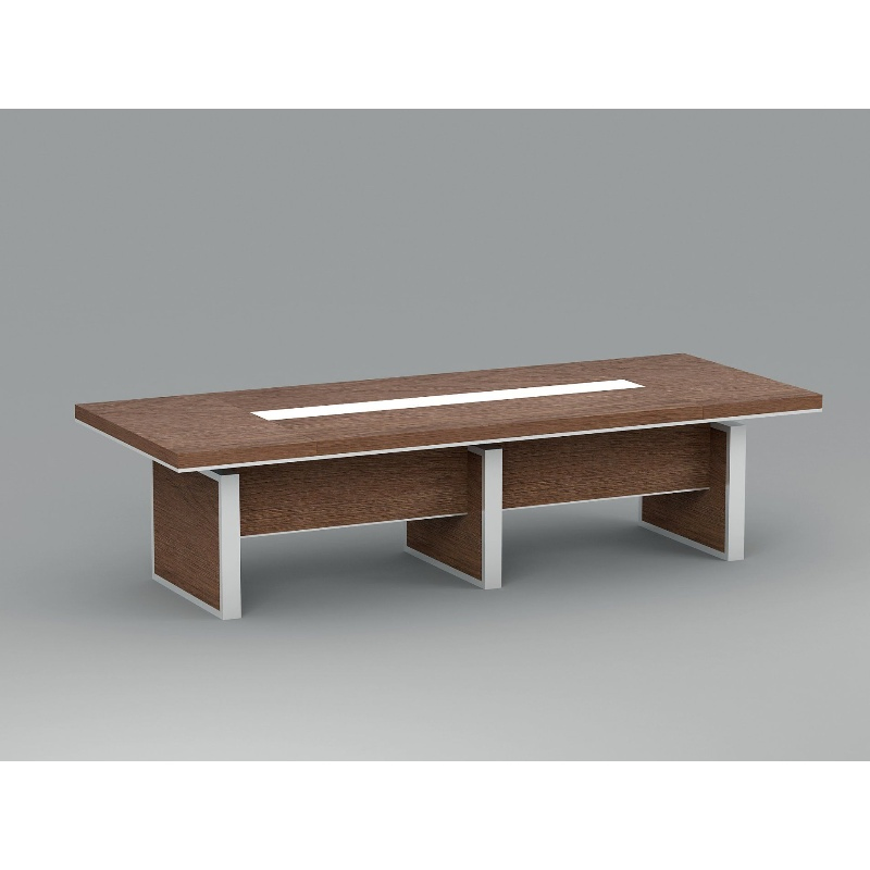50mm Thickness Wooden Top Leg Office Meeting Room Conference Table