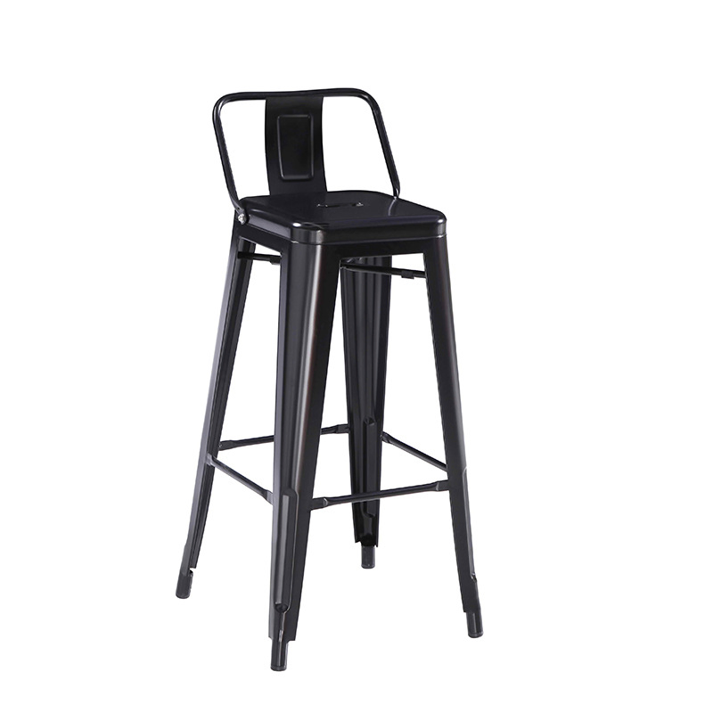 Bar Chair Stackable China Bar Furniture Cafe Restaurant Nordic Dining Chair Cheap Metal Counter High Modern Stool Bar Chair
