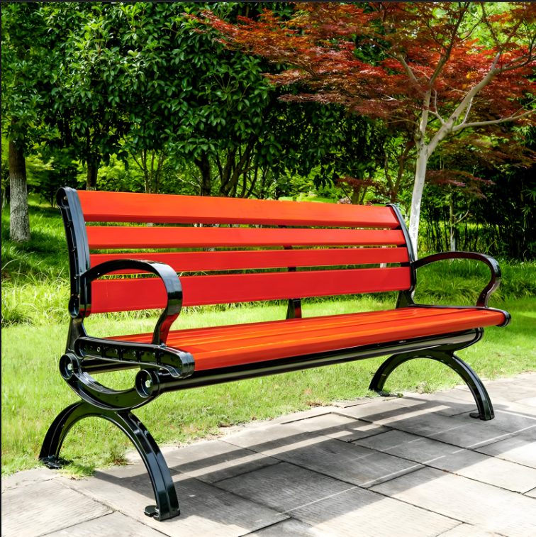 Stylish Weather-Resistant WPC Garden Bench for Eco-Friendly Spaces