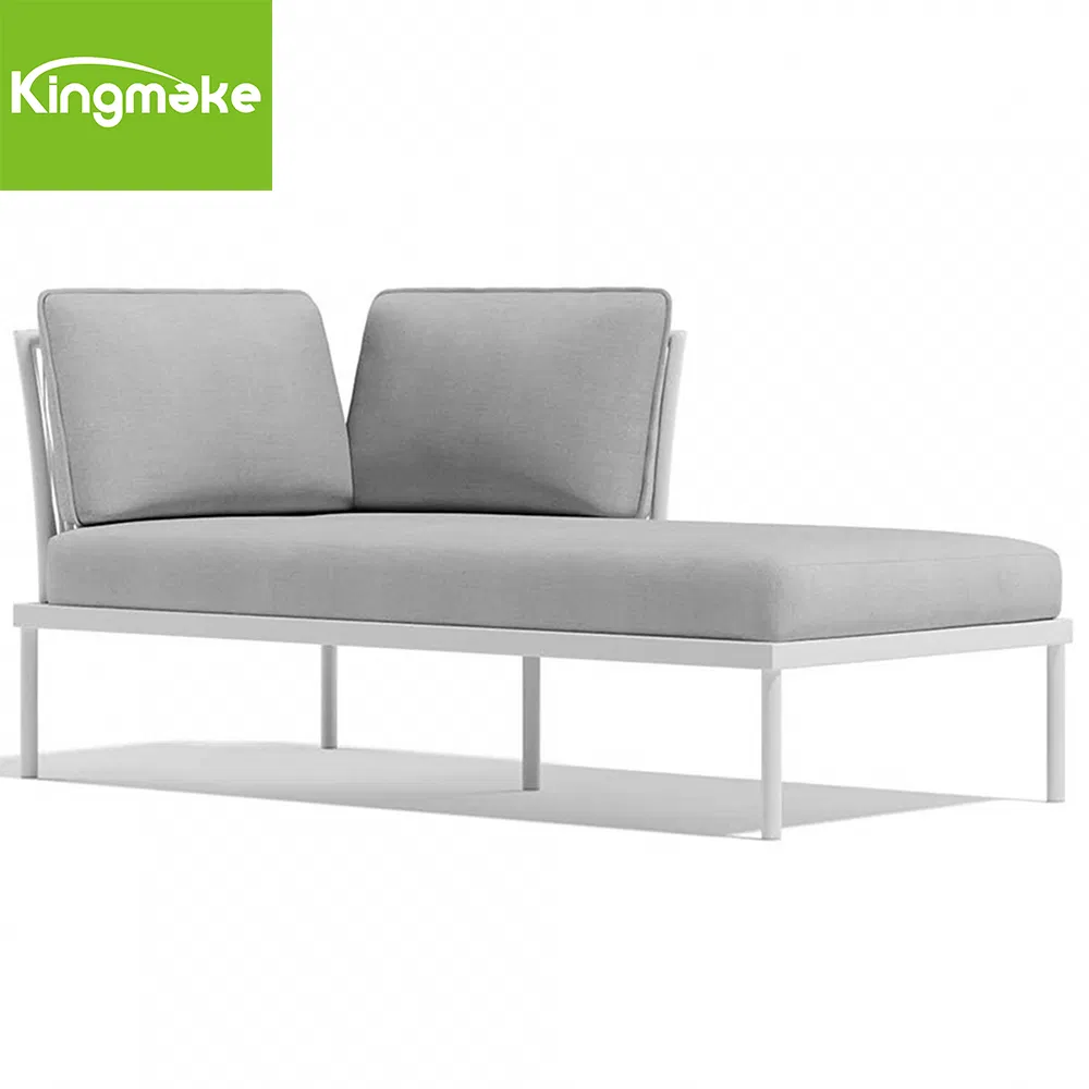 Premium Aluminum and Rope Sun Lounger for Luxury Poolside Relaxation