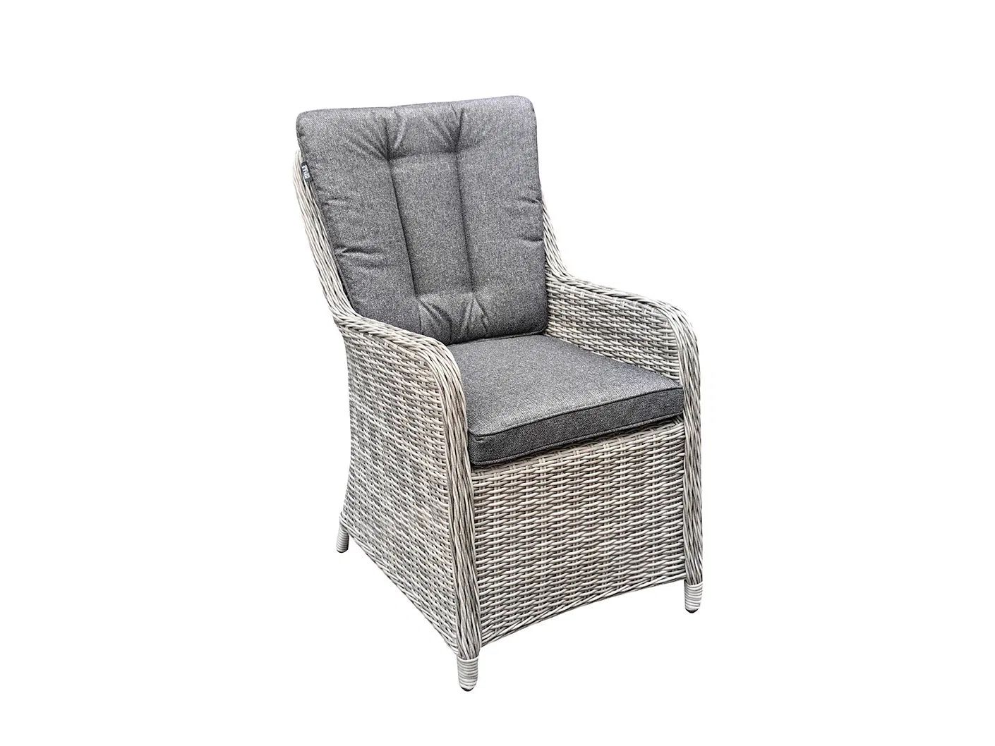 Modern 4 Seat Sqyare Dining Set for Outdoor Patio Restaurant Aluminium Frame PE Wicker Garden Tables Rattan Chairs Square Dining