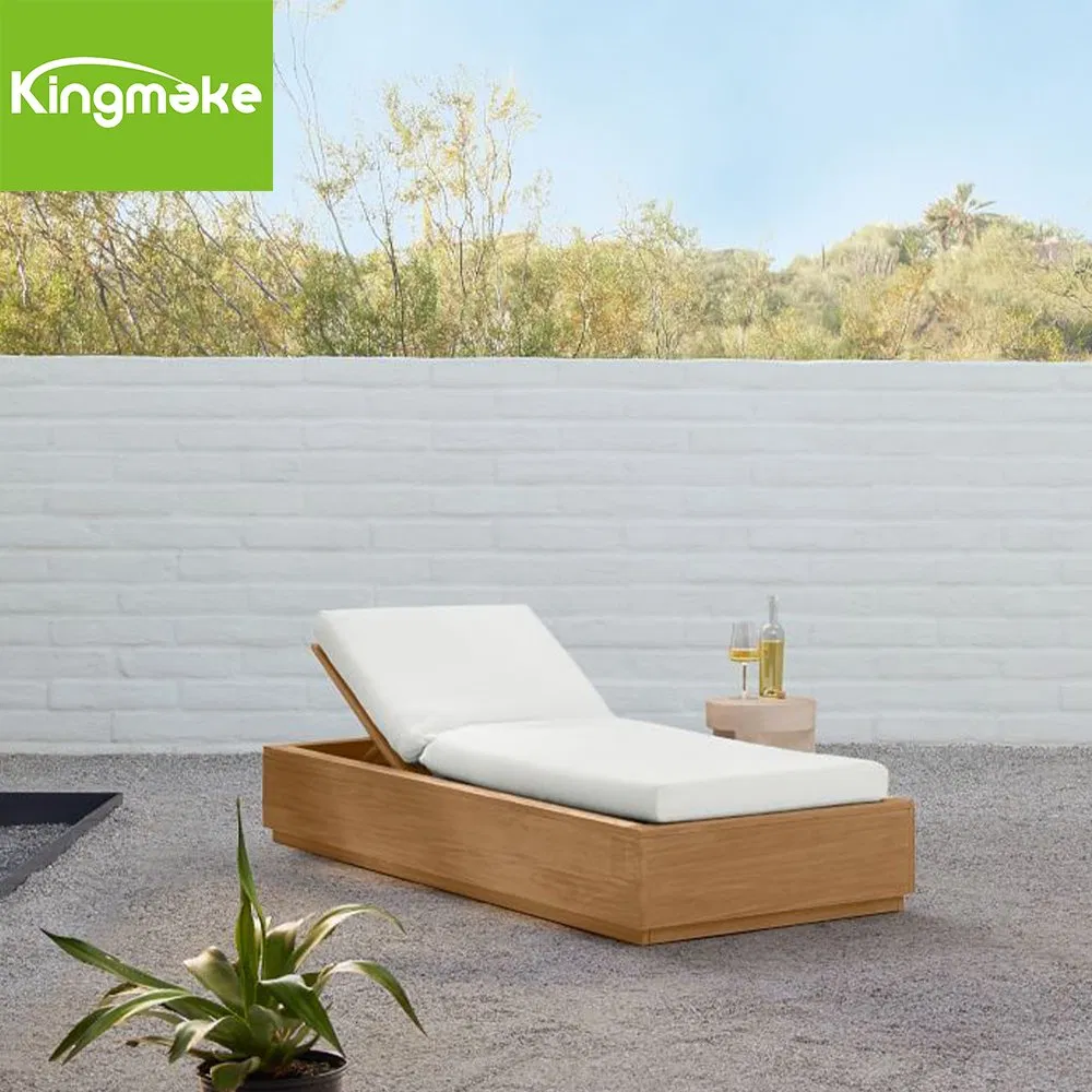 Luxury Outdoor Living Solid Teak Wood Garden Poolside Sun Loungers