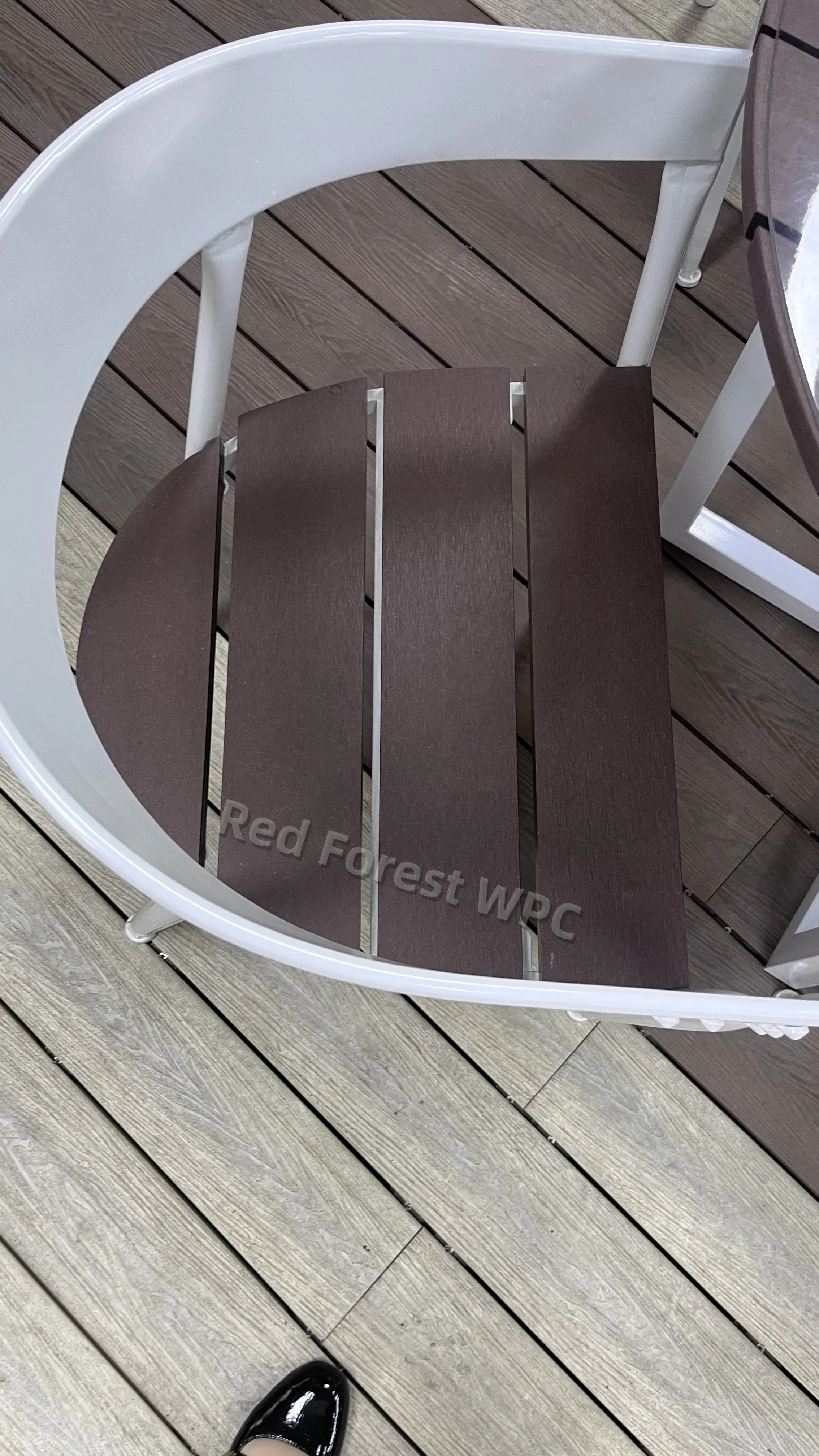 Premium Waterproof WPC Garden Bench Board Panel with Weather-Resistant UV-Proof Mildewproof