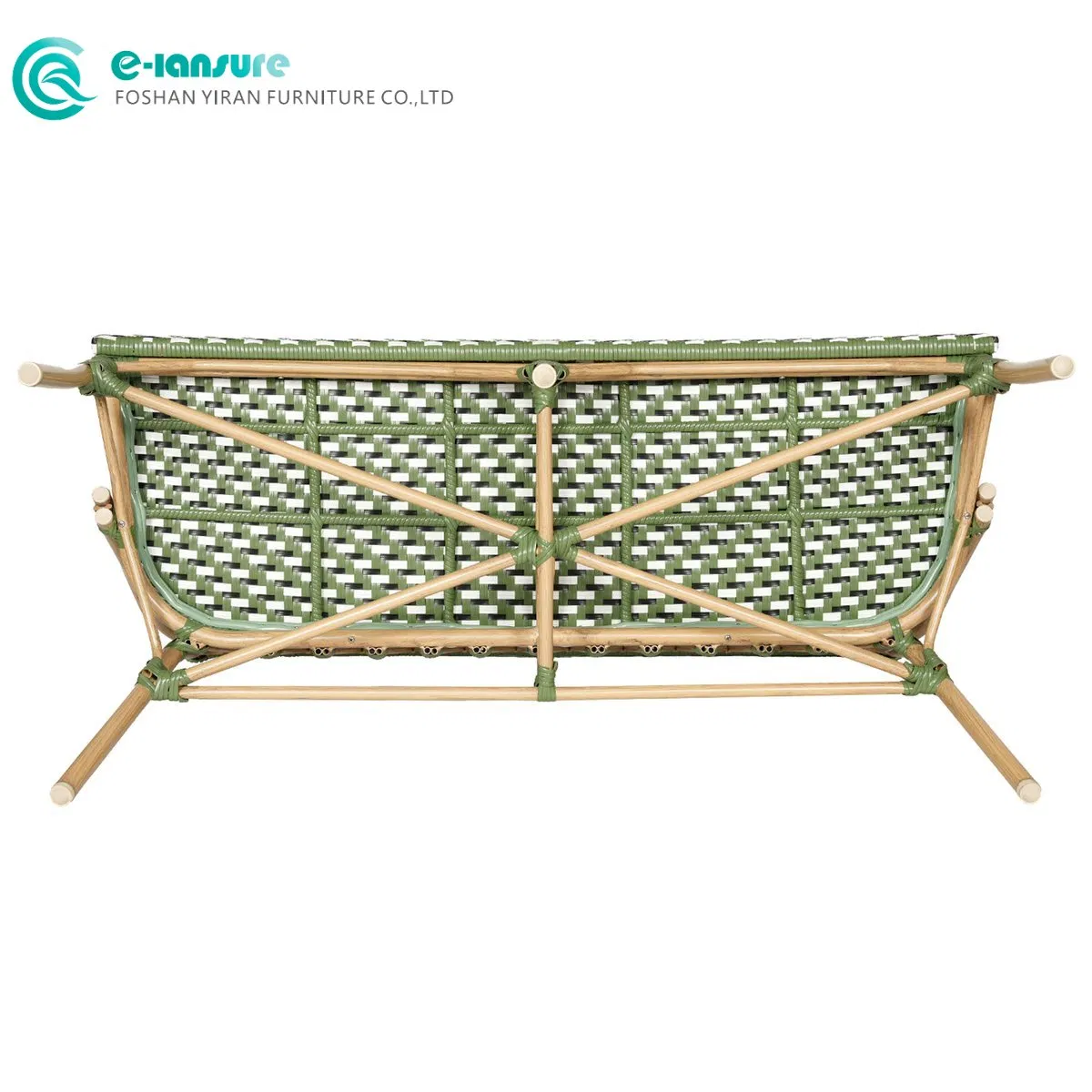 Premium Outdoor Bench Chair Wholesale Durable Aluminum Bench and Complementary Rattan Chairs with Weather-Resistant Construction