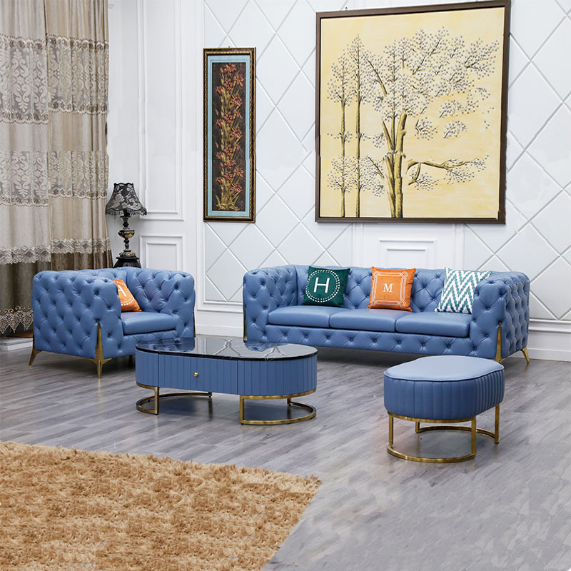 Modern Sectional Home Furniture Set Corner Couch Modular Leather Living Room Sofa