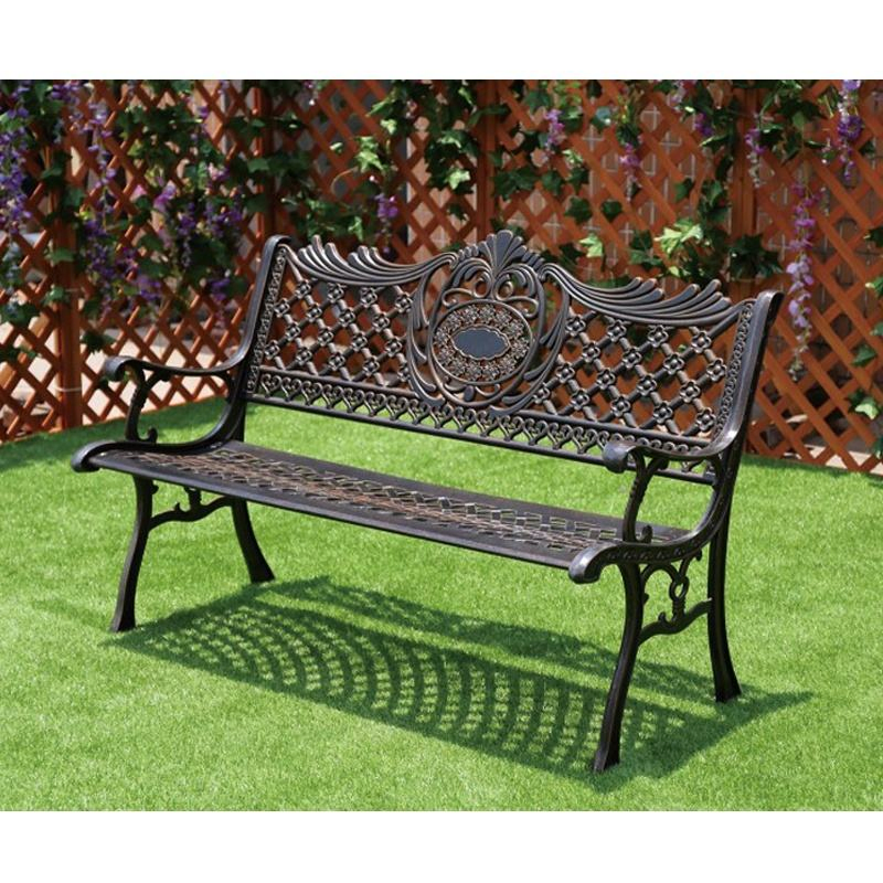 All-Weather Outdoor Aluminum Cast Patio Benches Chair Garden Sets Furniture