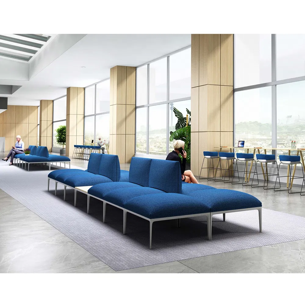 Public Spaces Modular Perfect Sofa Public Seating with Soft and Inviting Shapes