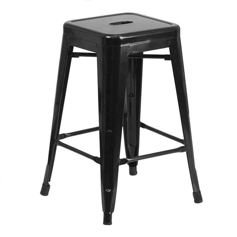 Steel Stackable Vintage Industrial Style Tolix Bar Stool 65cm for Restaurant Cafe