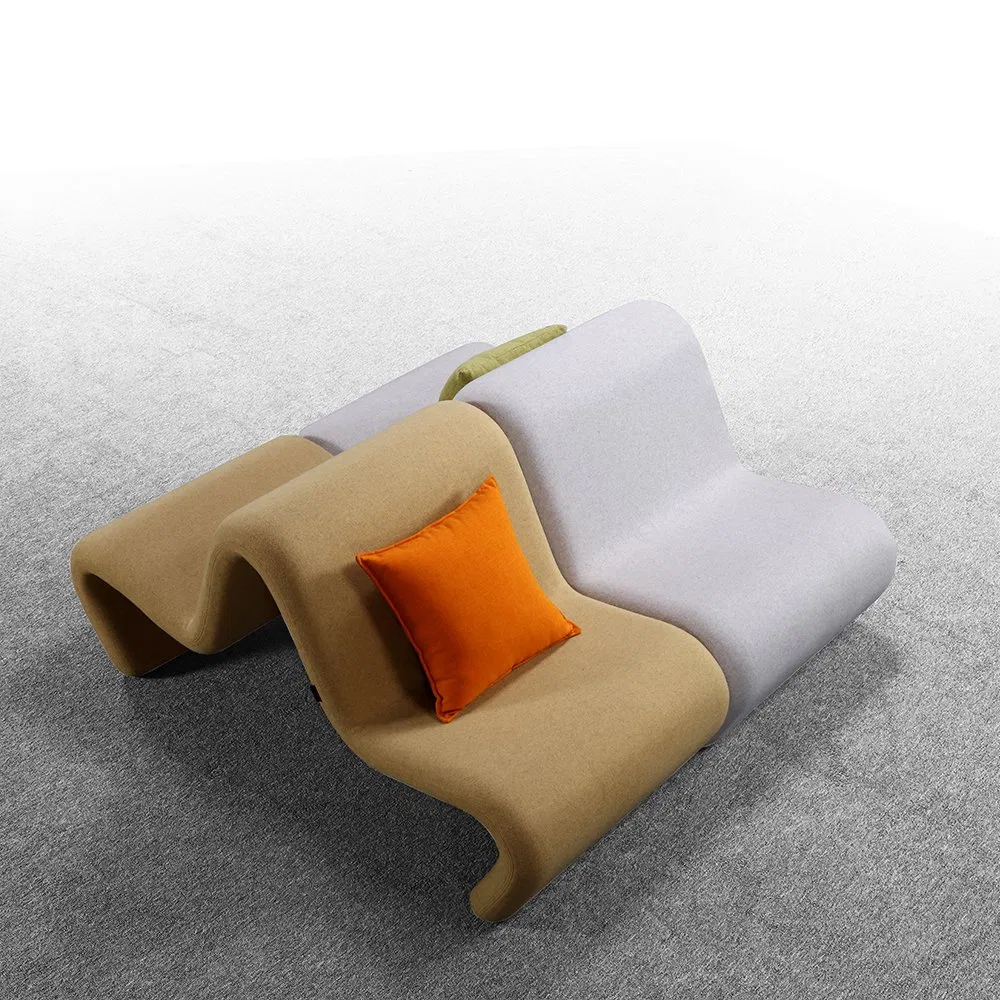 Modular Lobby Room Waiting Bench Sofa Seating Low Back Casual Sectional Sofa