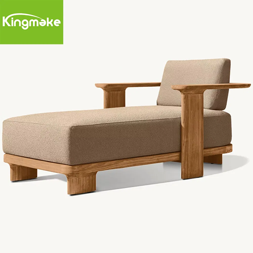 Luxury Outdoor Furniture Poolside Sun Lounger Garden Paito Terrace Teak Chaise Lounge