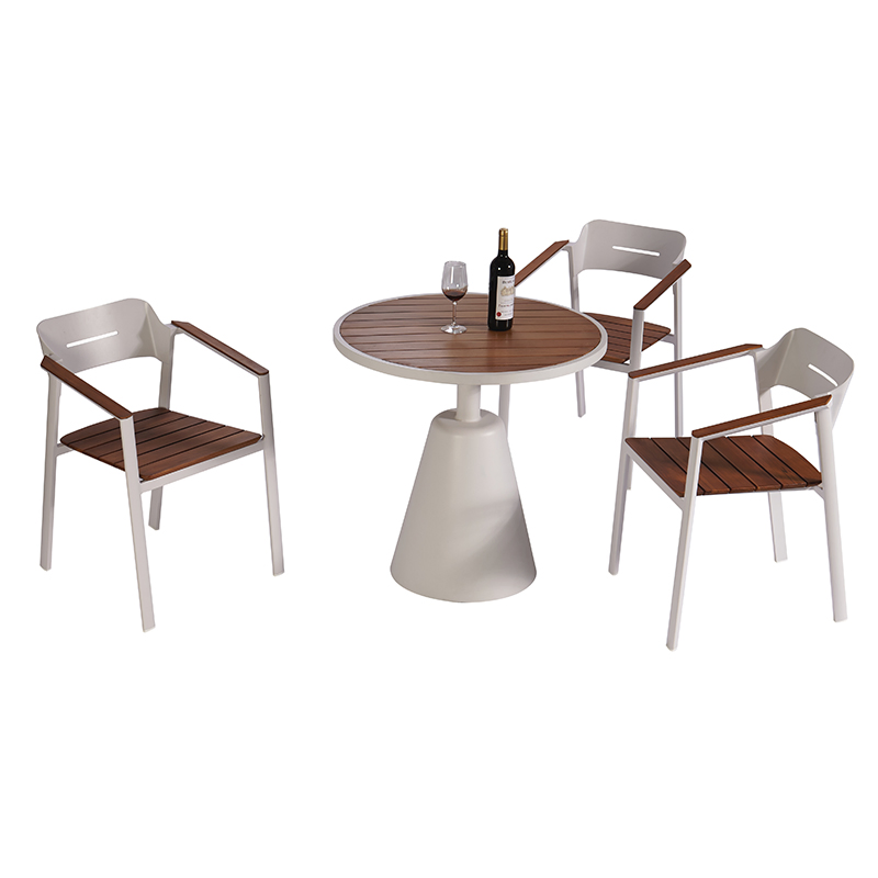 Patio Furniture Garden Dining Set Teak Wood Outdoor Chair and Table Set