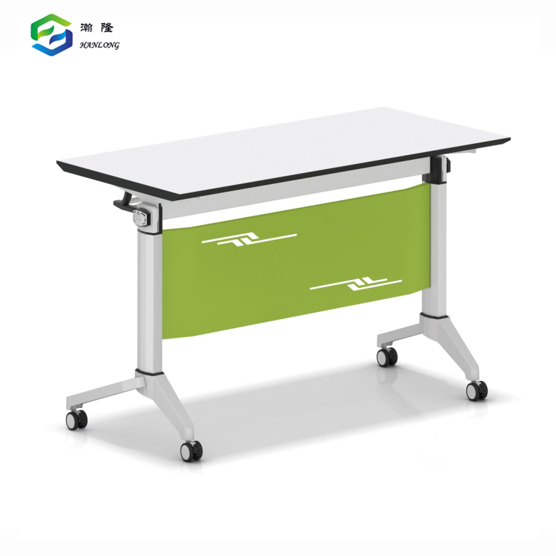 Modern Training Room Table Folding Desk Furniture Movable Conference Table