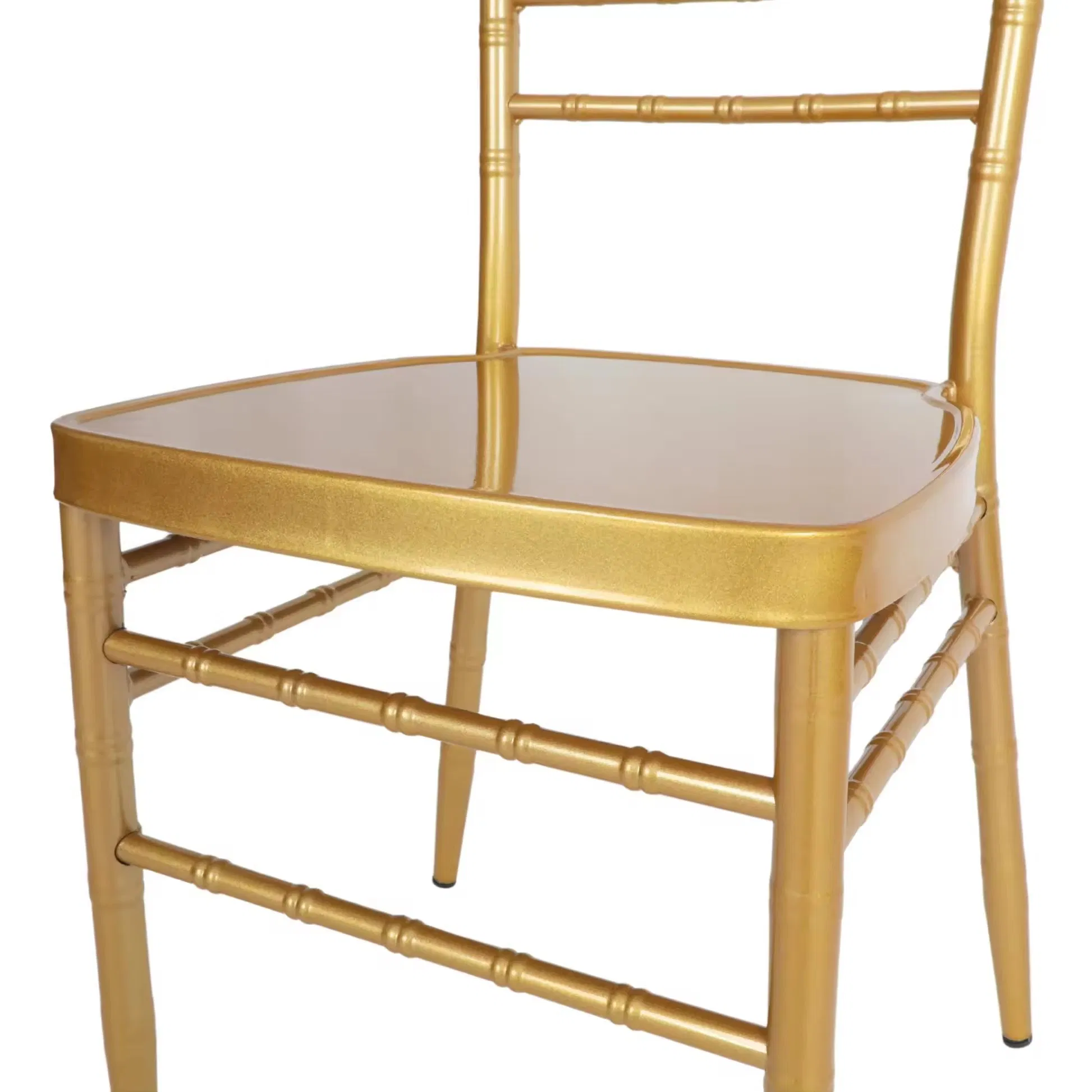 Wholesale Chiavari Chair for Apartment Durable Metal Steel in Gold for Wedding Hotel Hall Celebration Party Villa Park