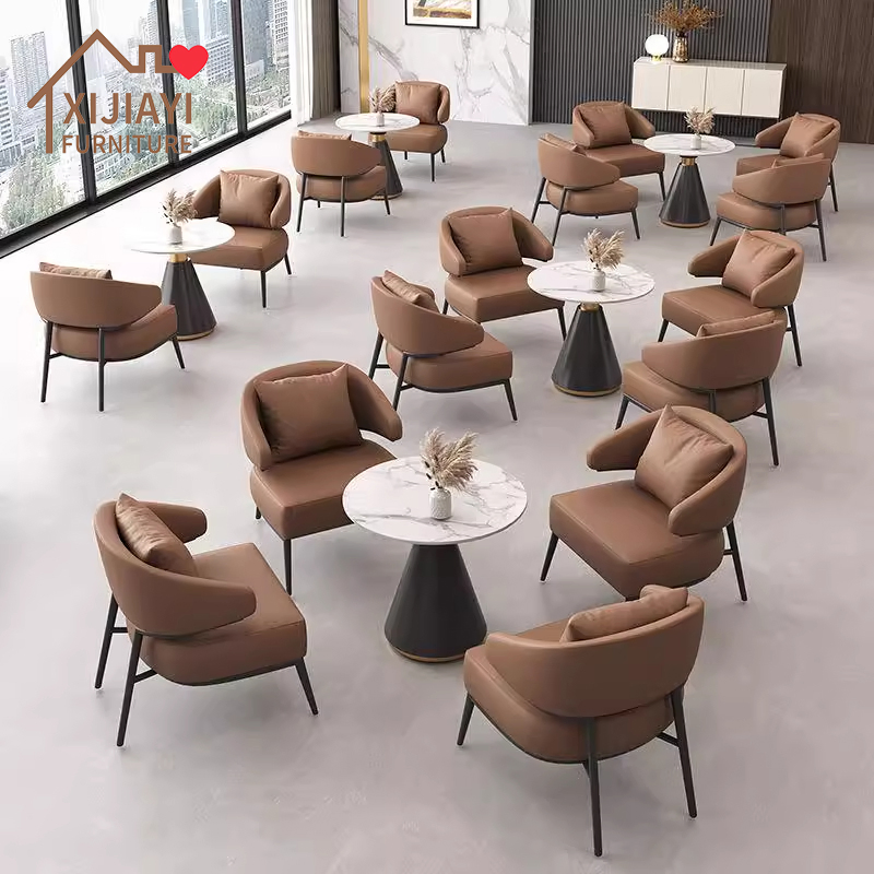 Xijiayi Formal Waiting Area Chair with Upholstered Seat and Metal Frame