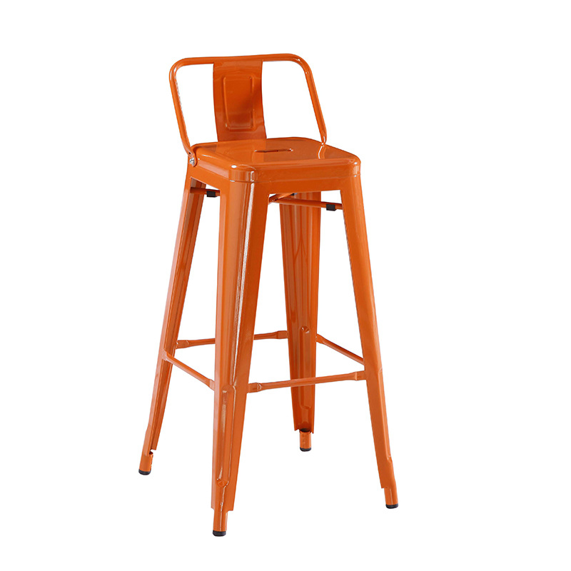 Bar Chair Stackable China Bar Furniture Cafe Restaurant Nordic Dining Chair Cheap Metal Counter High Modern Stool Bar Chair