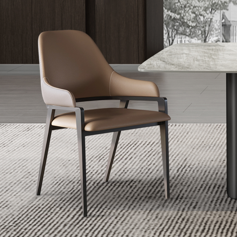 Modern Stackable Colorful Sintered Stone Dining Chair for Living Room Restaurant and Cafe