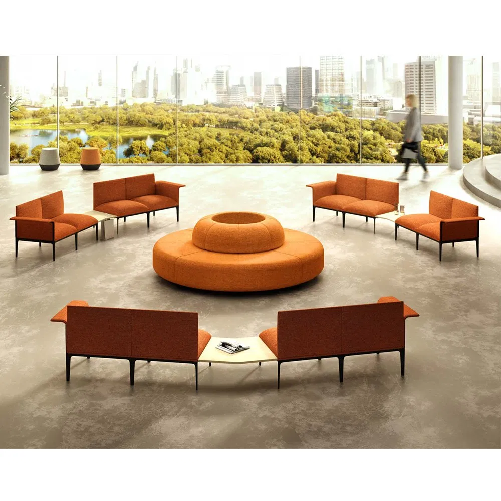 Public Spaces Modular Perfect Sofa Public Seating with Soft and Inviting Shapes