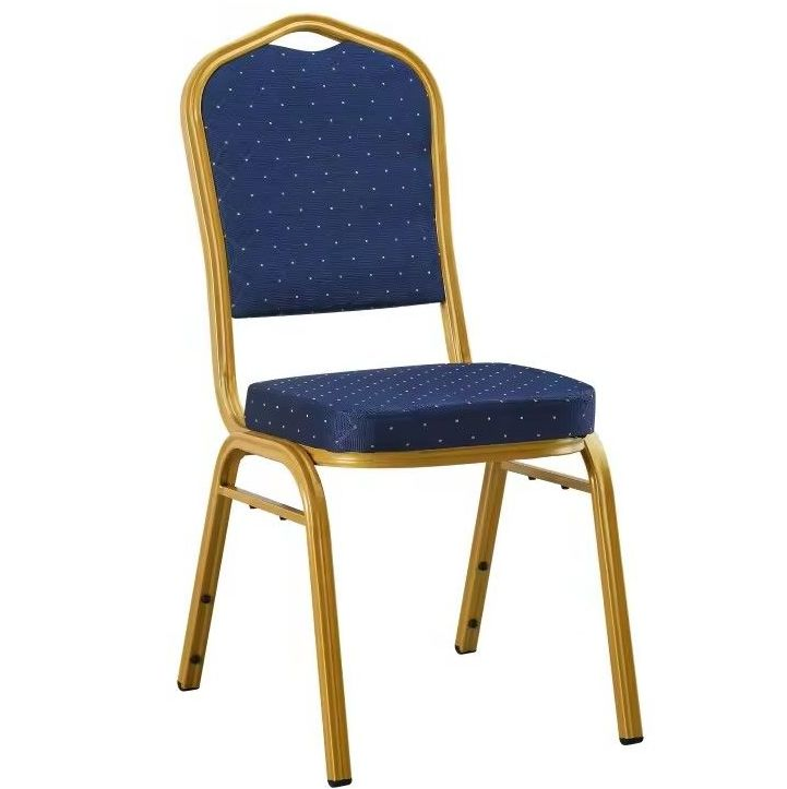 Anji Wholesale Stackable Cafe Bistro Fabric Metal Banquet Chair (ZG10-012)