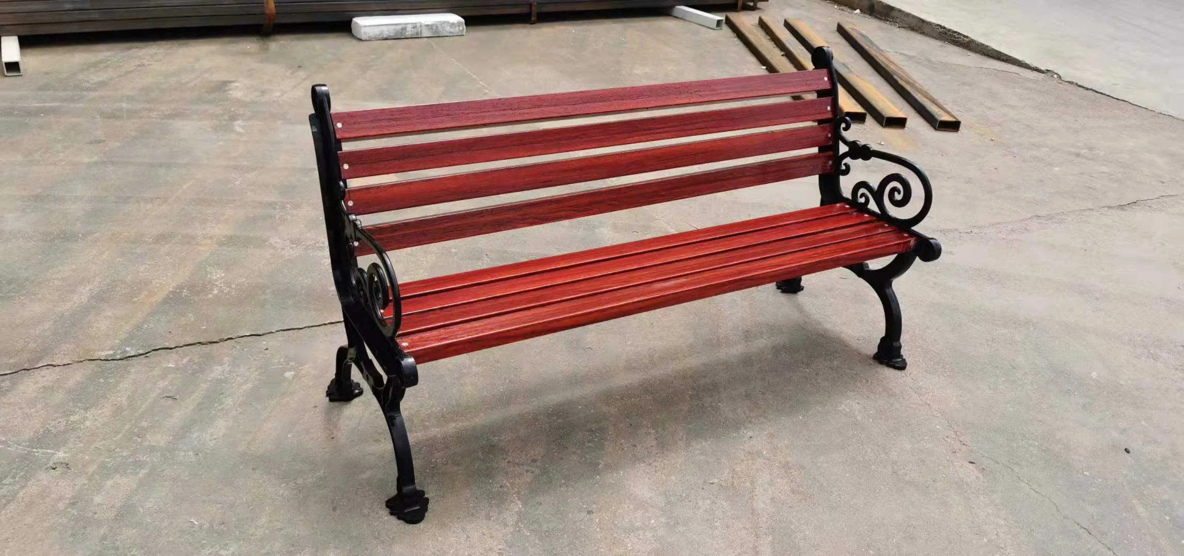 Durable Weather-Resistant Fiberglass Park Bench for Outdoor Spaces