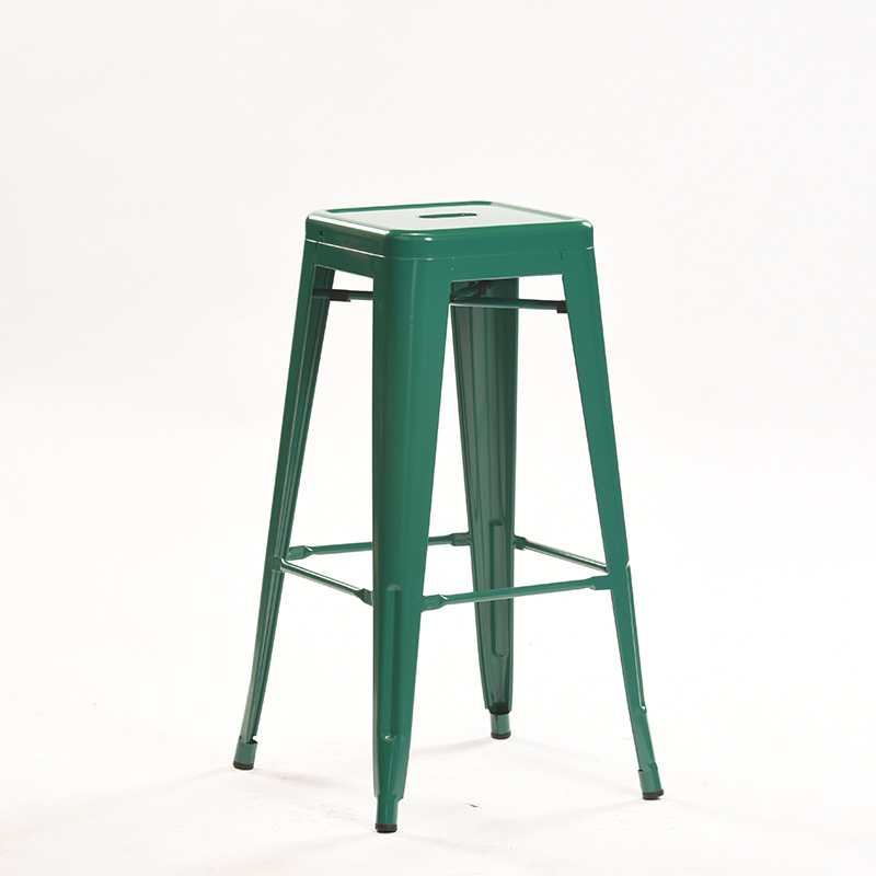 China Wholesale Modern Home Restaurant/Hotel Furniture Customized Industrial Style Black Bar Stool