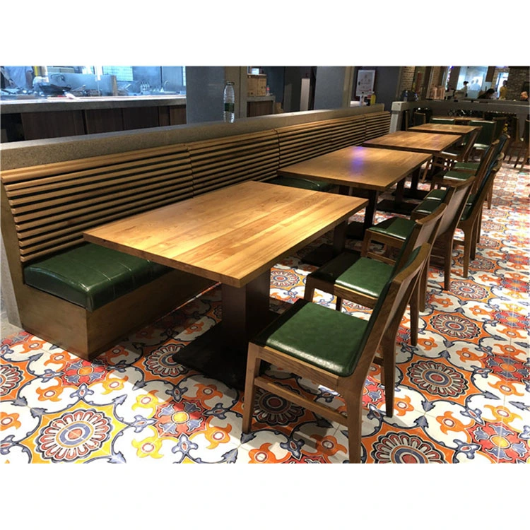 High Quality Modern Restaurant Booth Seating Anchor to Floor