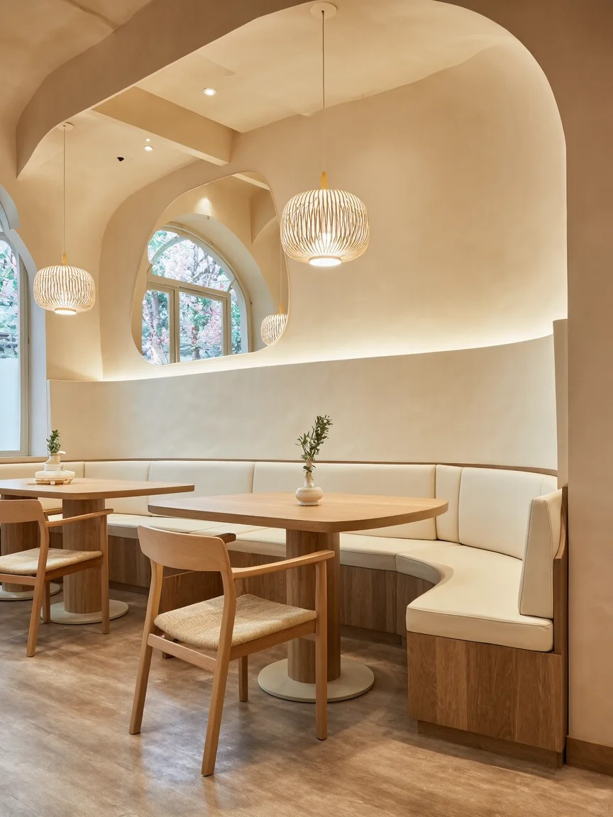 Waterproof Plastic Dining Chair with Stackable Design and UV Resistance for Outdoor Cafe or Restaurant Use