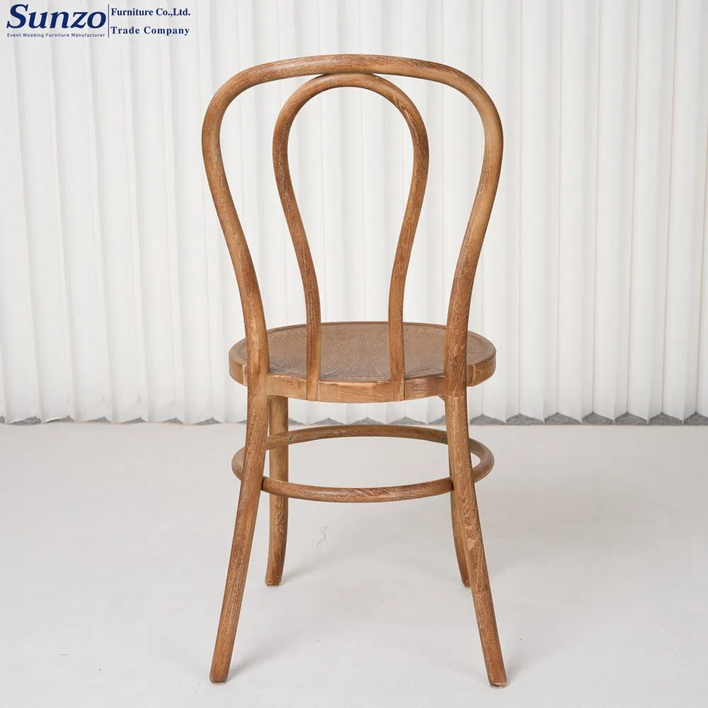 Elegant French Stackable Cafe PP Plastic Thonet Chair