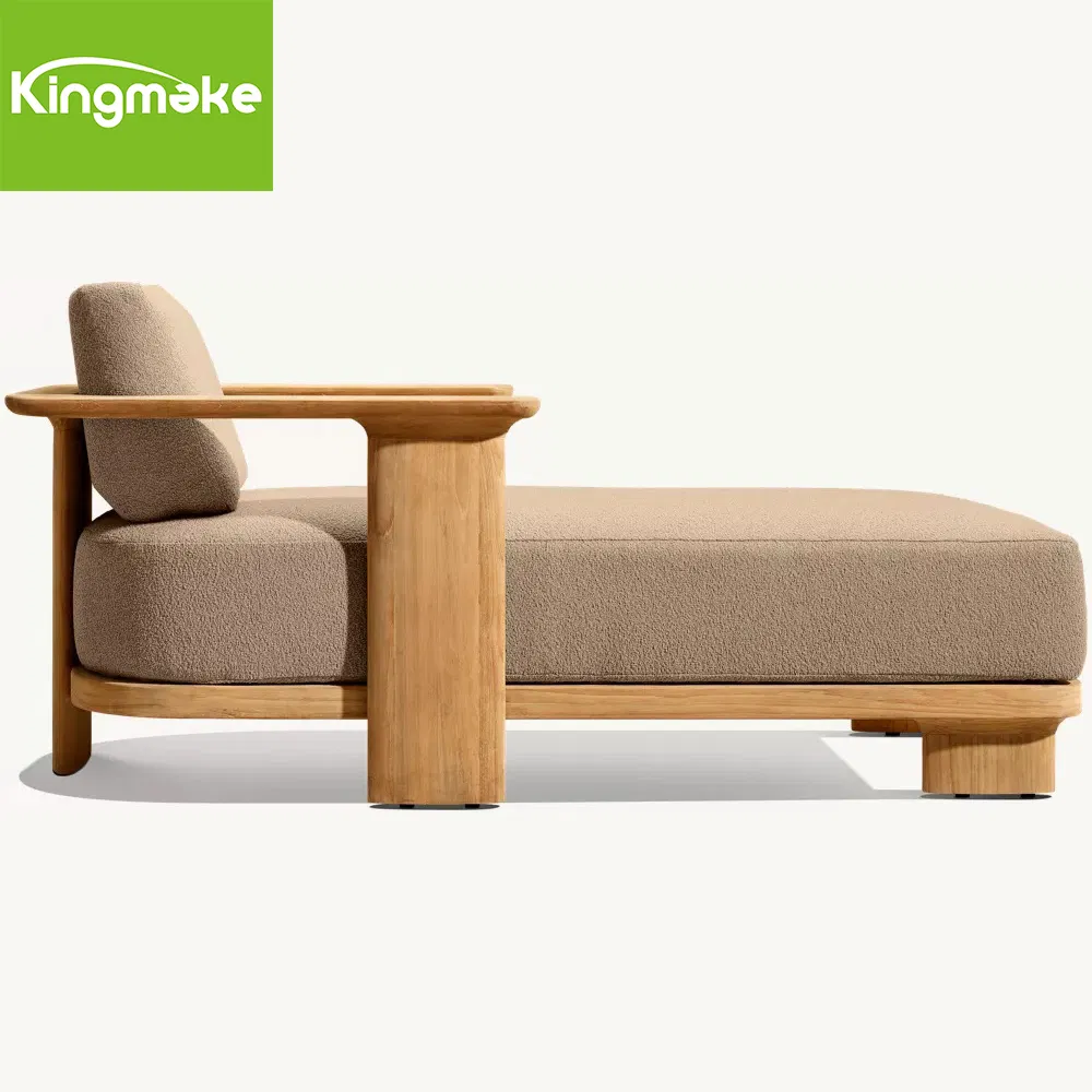 Luxury Outdoor Furniture Poolside Sun Lounger Garden Paito Terrace Teak Chaise Lounge