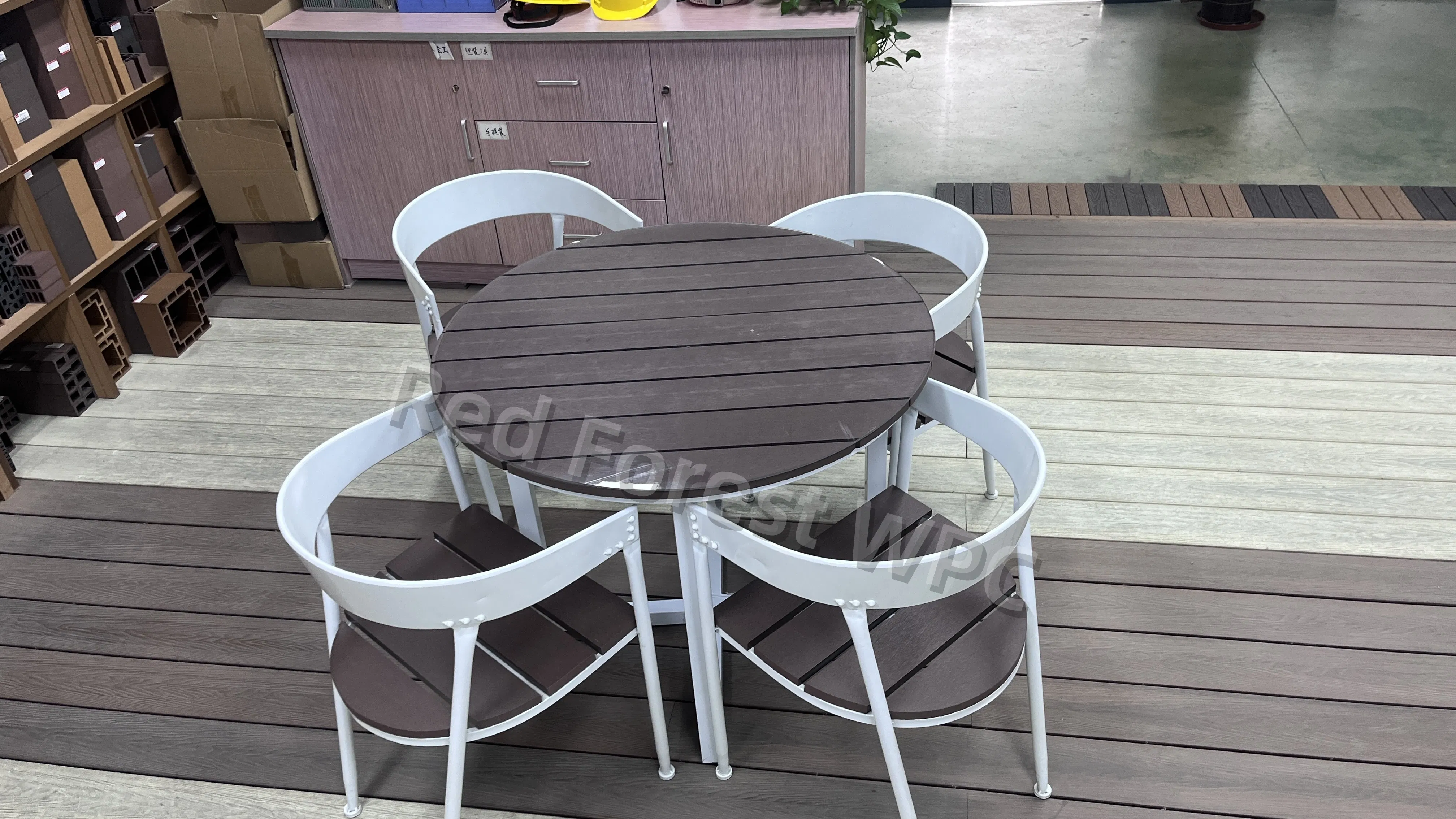 Easy Install Weather-Resistant WPC Garden Bench for Eco-Friendly Spaces