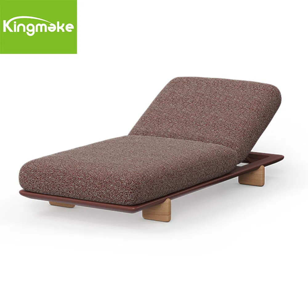 Beach Bed Luxury Solid Teak Outdoor Furniture Set Poolside Sun Lounger