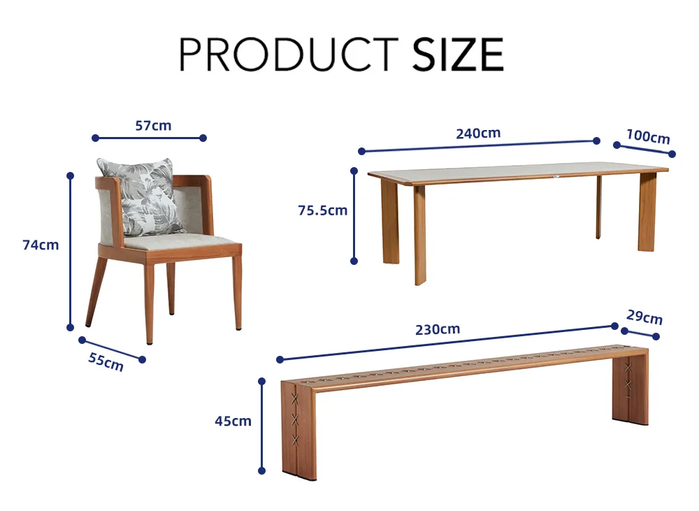 Aluminum Dining Table