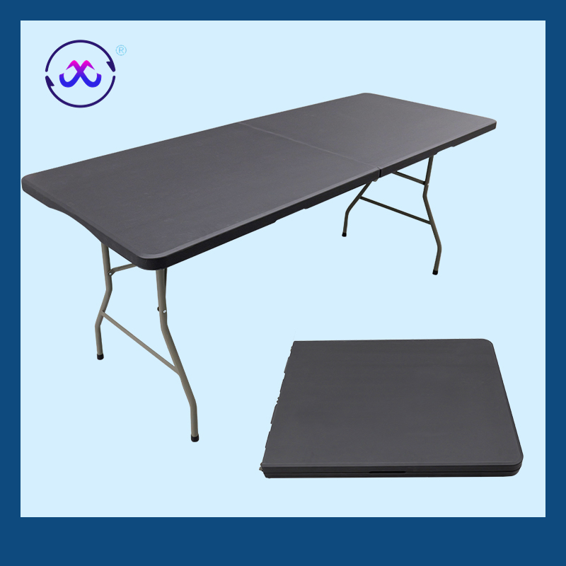 Outdoor Plastic Folding Table Rectangle Banquet Outdoor for Event Wholesale Plastic Folding Table