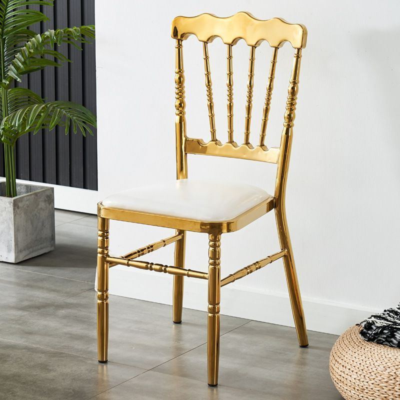 New Design Noble Customized Metal Party Banquet Dining Wedding Chiavari Chairs