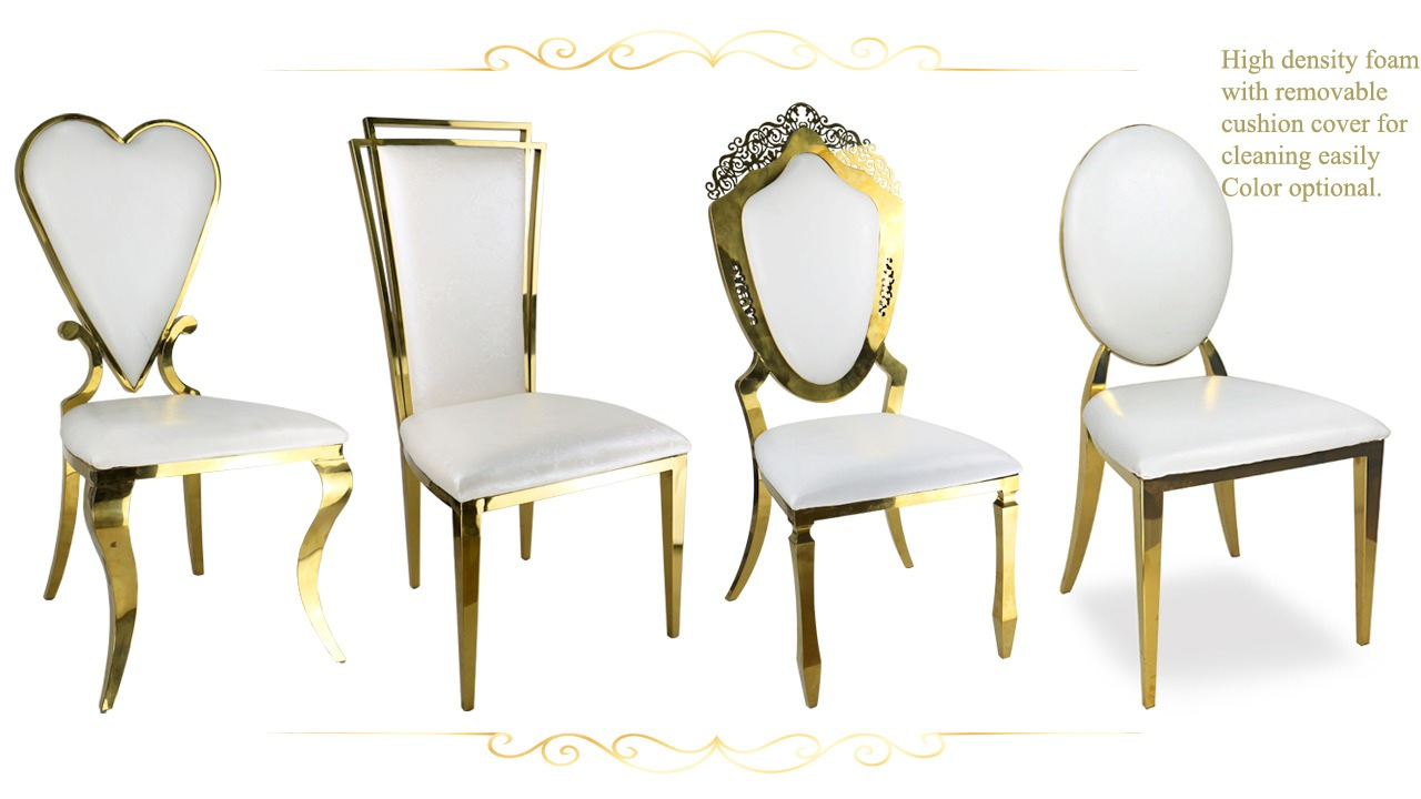 Luxury Steel Hotel Banquet Chair Chiavari Chairs for Wedding Dinning Event