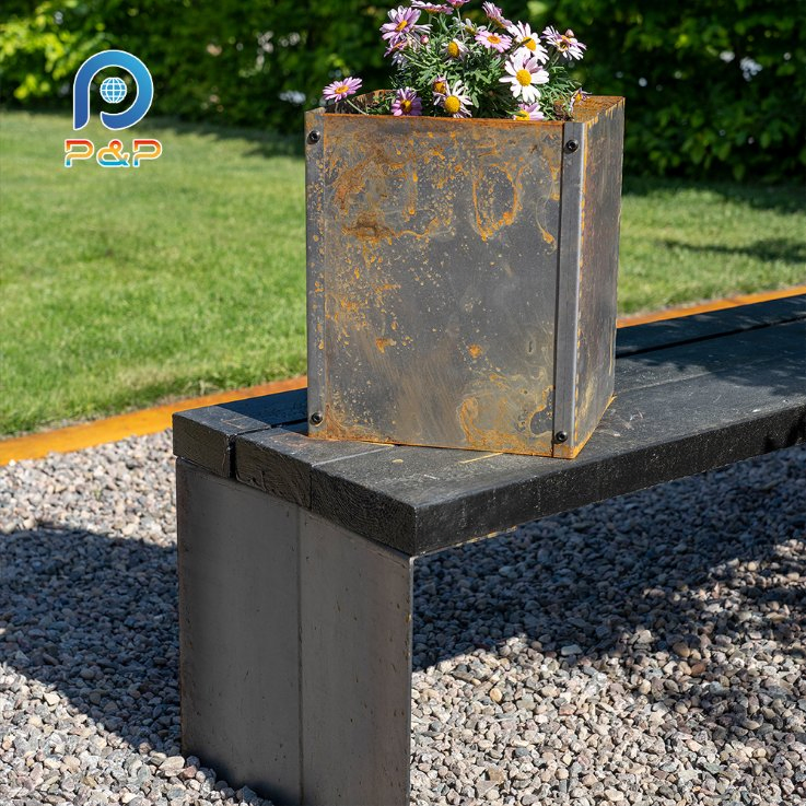 Park Chair Aluminum Alloy Seat Outdoor Street Bench Garden Furniture Aluminum Backrest Bench