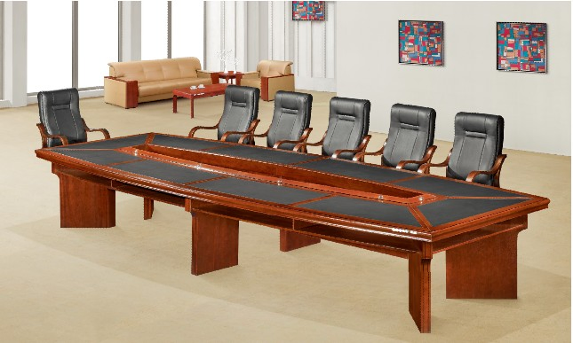 Boardroom Meeting Room Antique Big Long Conference Table