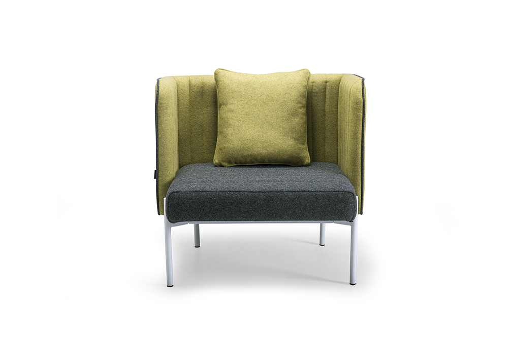 Luxury Modular Office Booth Sofa for Collaborative Work Environments