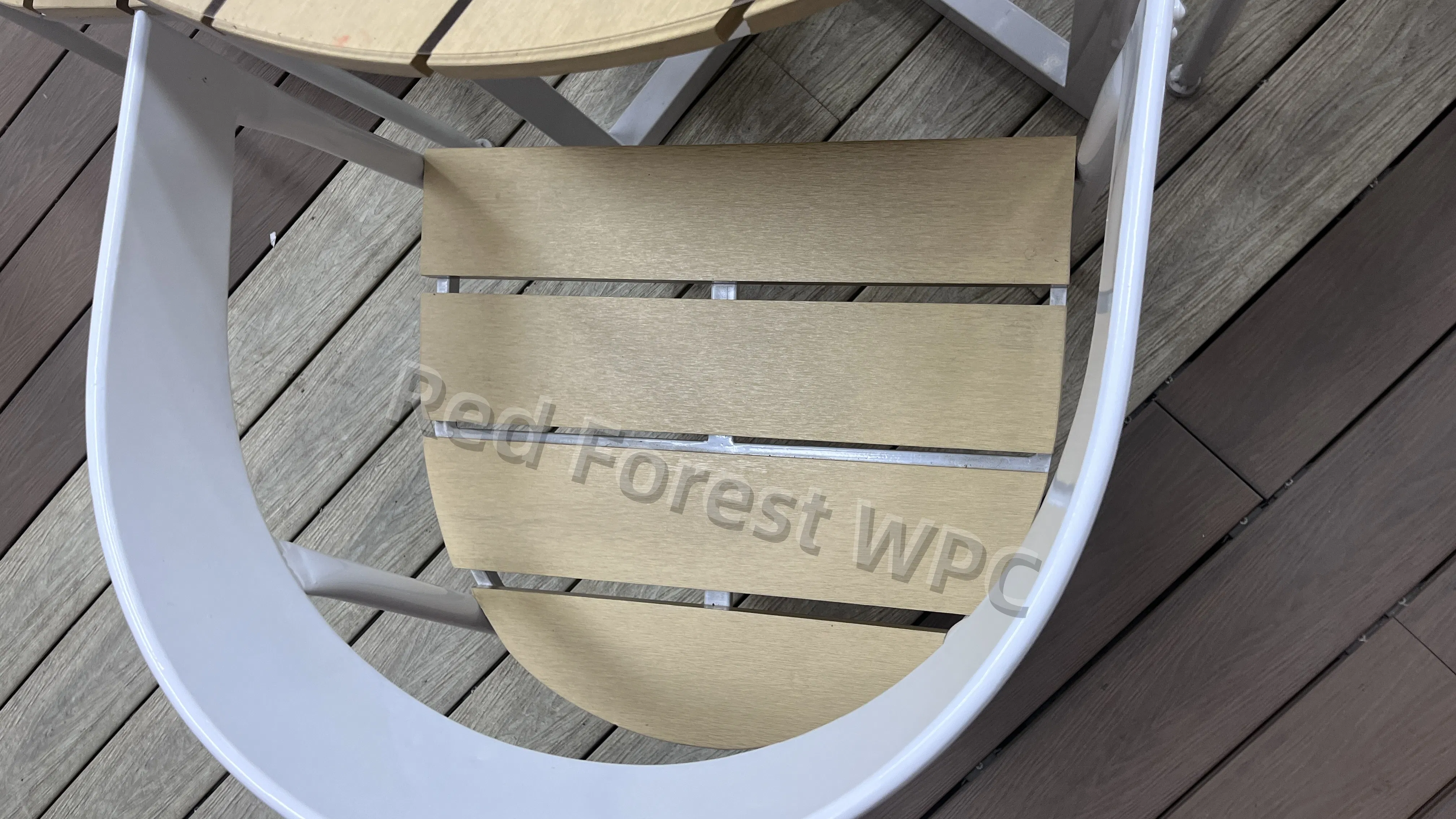 Easy Install Garden Bench WPC Board Panel with Waterproof Construction Materials