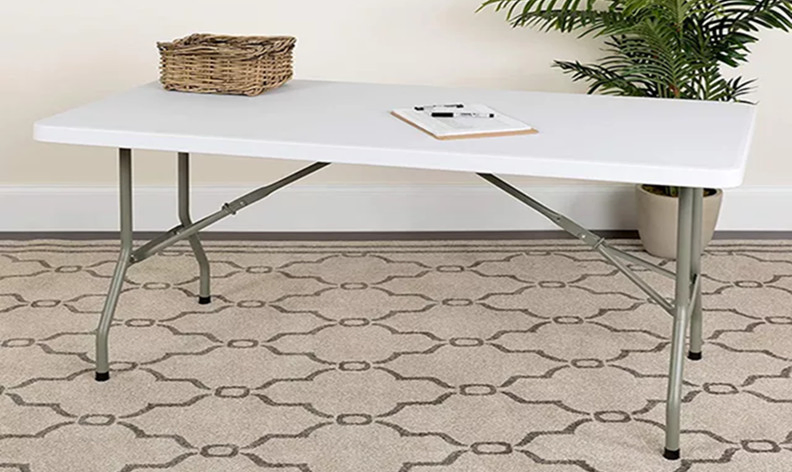 Rectangular Catering Banquet Picnic Plastic Folding Outdoor Table Popular